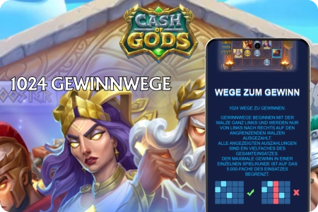 Cash of Gods Höchstgewinn