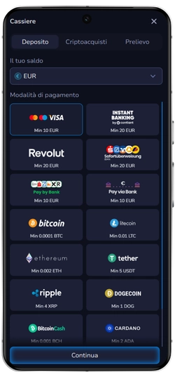 Cash of Gods Deposito